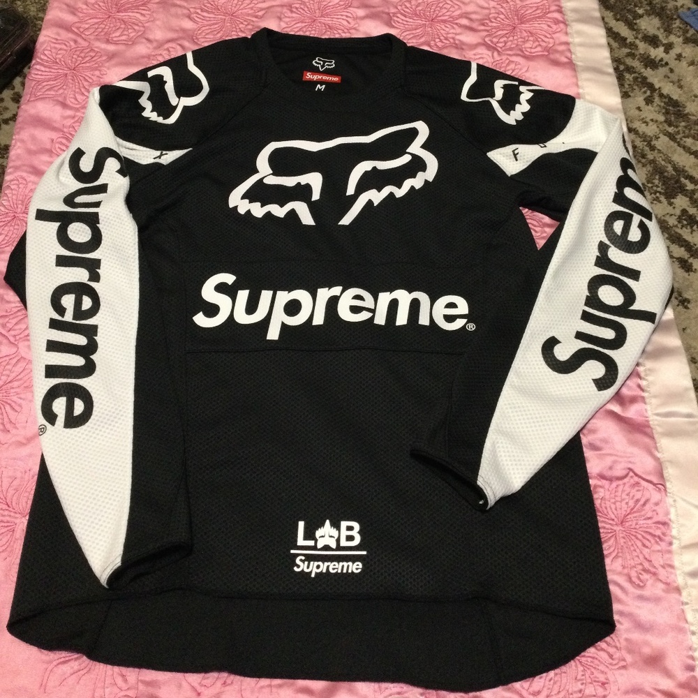 SUPREME: Black Fox Moro Jersey SIZE:Medium